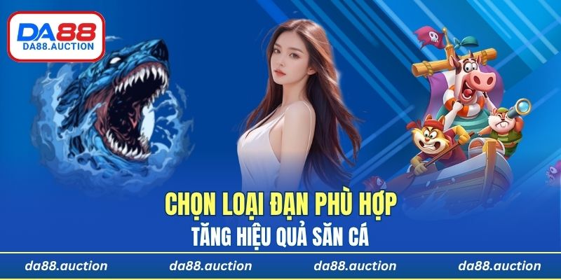 Chọn loại đạn phù hợp với từng loại sinh vật giúp tăng hiệu quả săn cá